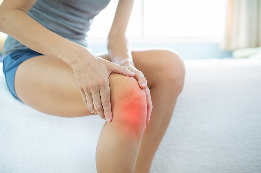Woman with Painful Knee